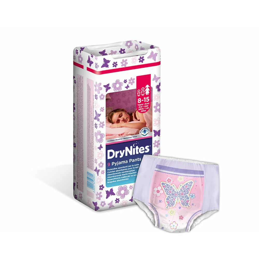 DryNites Pyjama Pants Girl 8-15 Jahre L. XL
