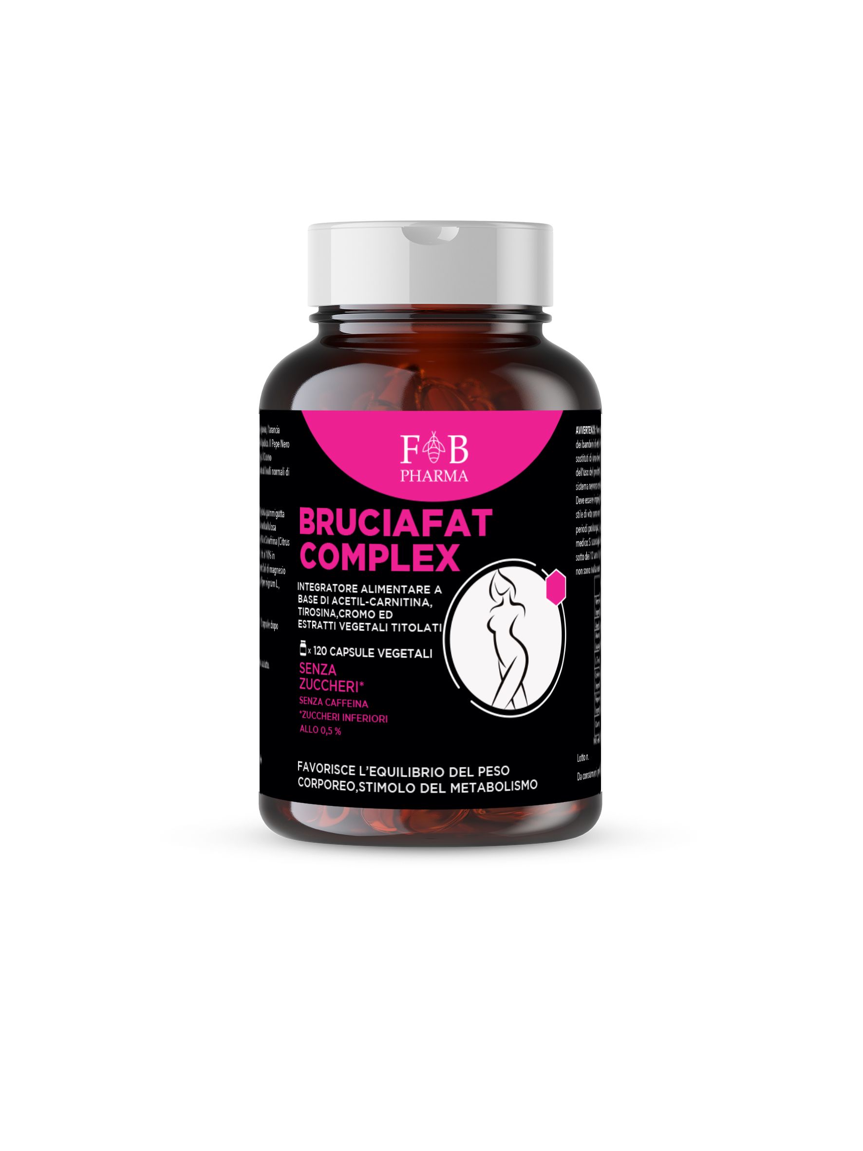 FB PHARMA - BRUCIAFAT Garcinia Cambogia Acetilcarnitina Citrus Aurantium Cromo