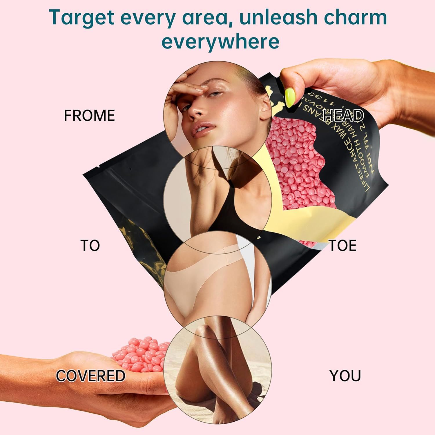 Lifestance Waxing Perlen Wachsperlen  Rose