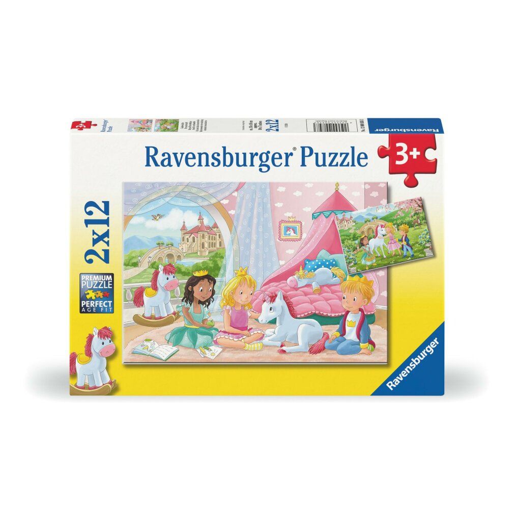 Ravensburger - Puzzle Amicizia magica 2x12p