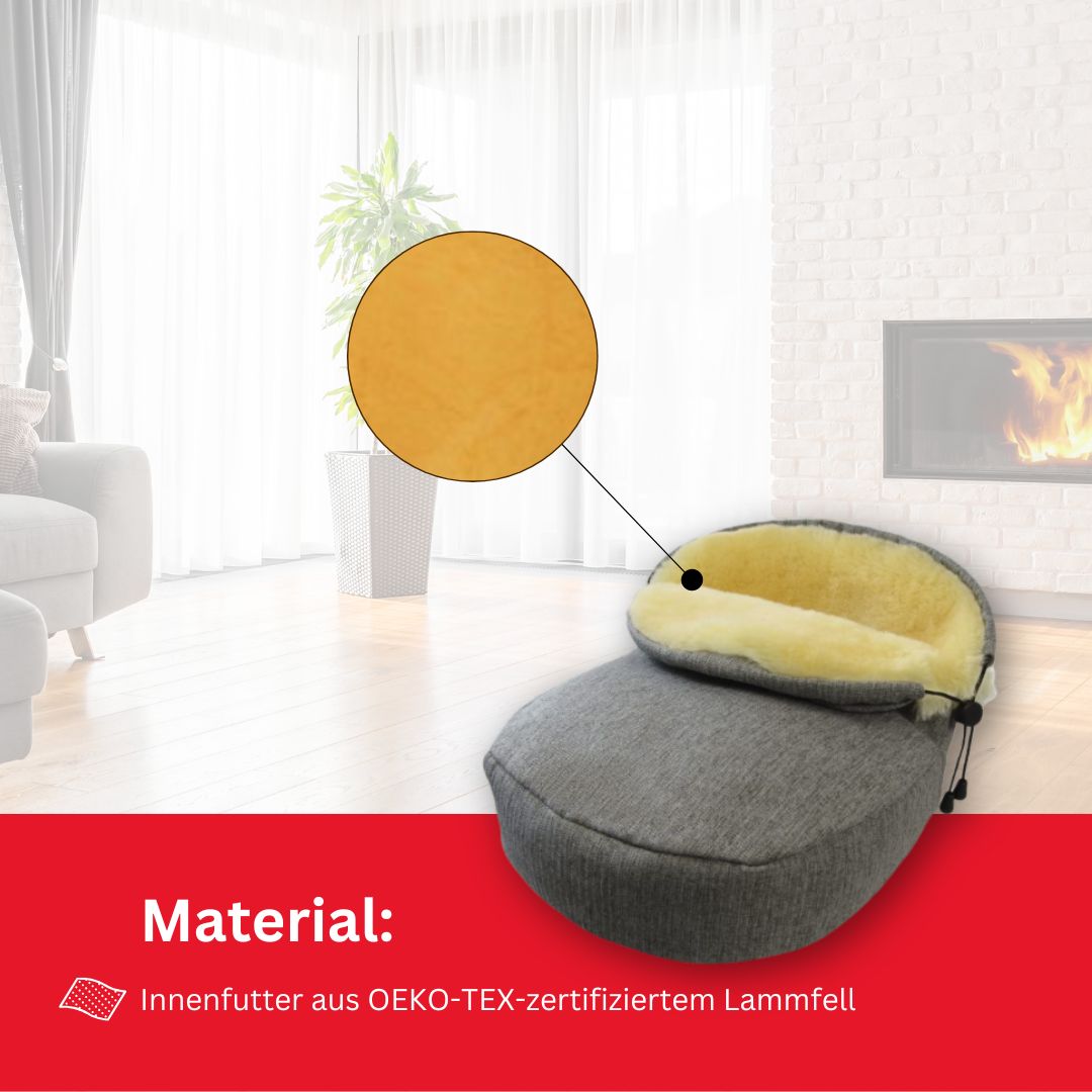 Heitmann Felle Lammfell Fußwärmer