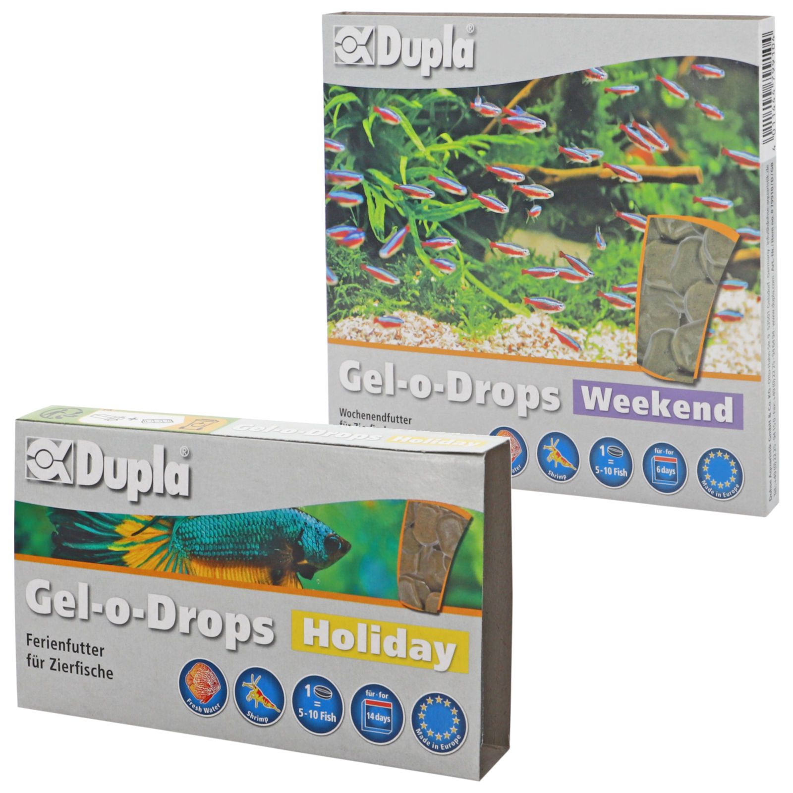 Dupla Zierfischfutter Gel-o-Drops Weekend + Holiday