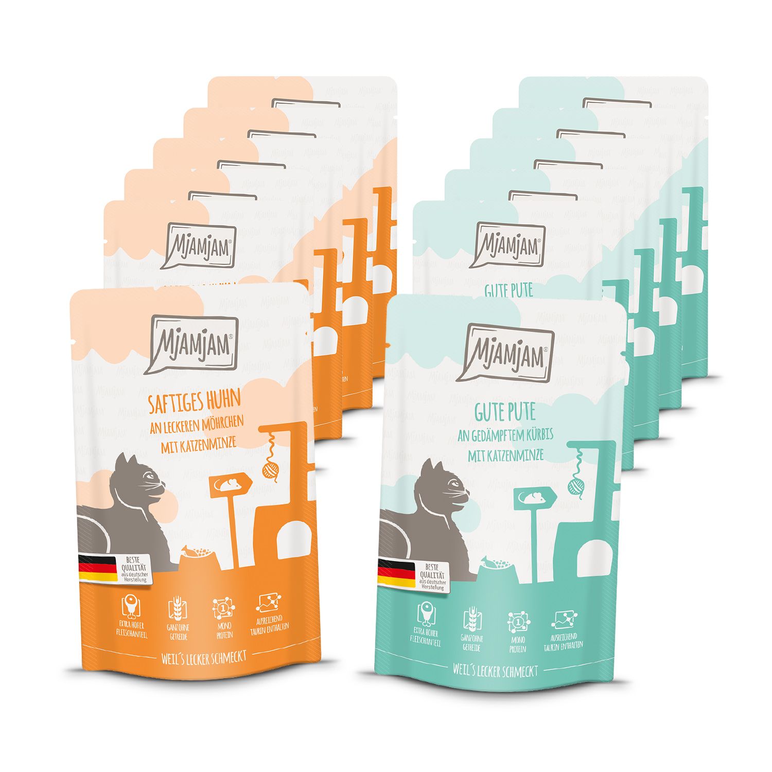MjAMjAM - Monopaket 1 (12x125g) 12x125 g Futter
