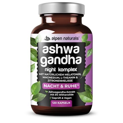 Alpen Naturals Ashwagandha Night Komplex 120 St Kapseln