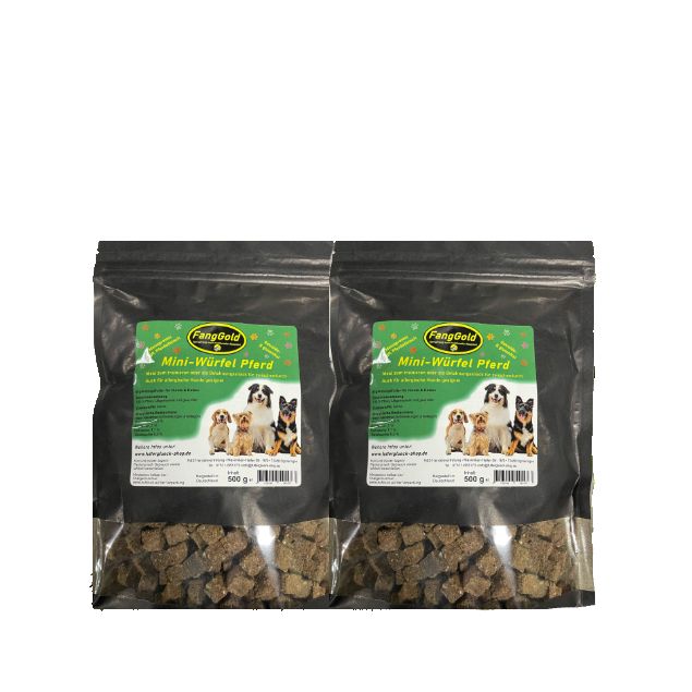 Fanggold Mini Würfel Pferd für Hunde