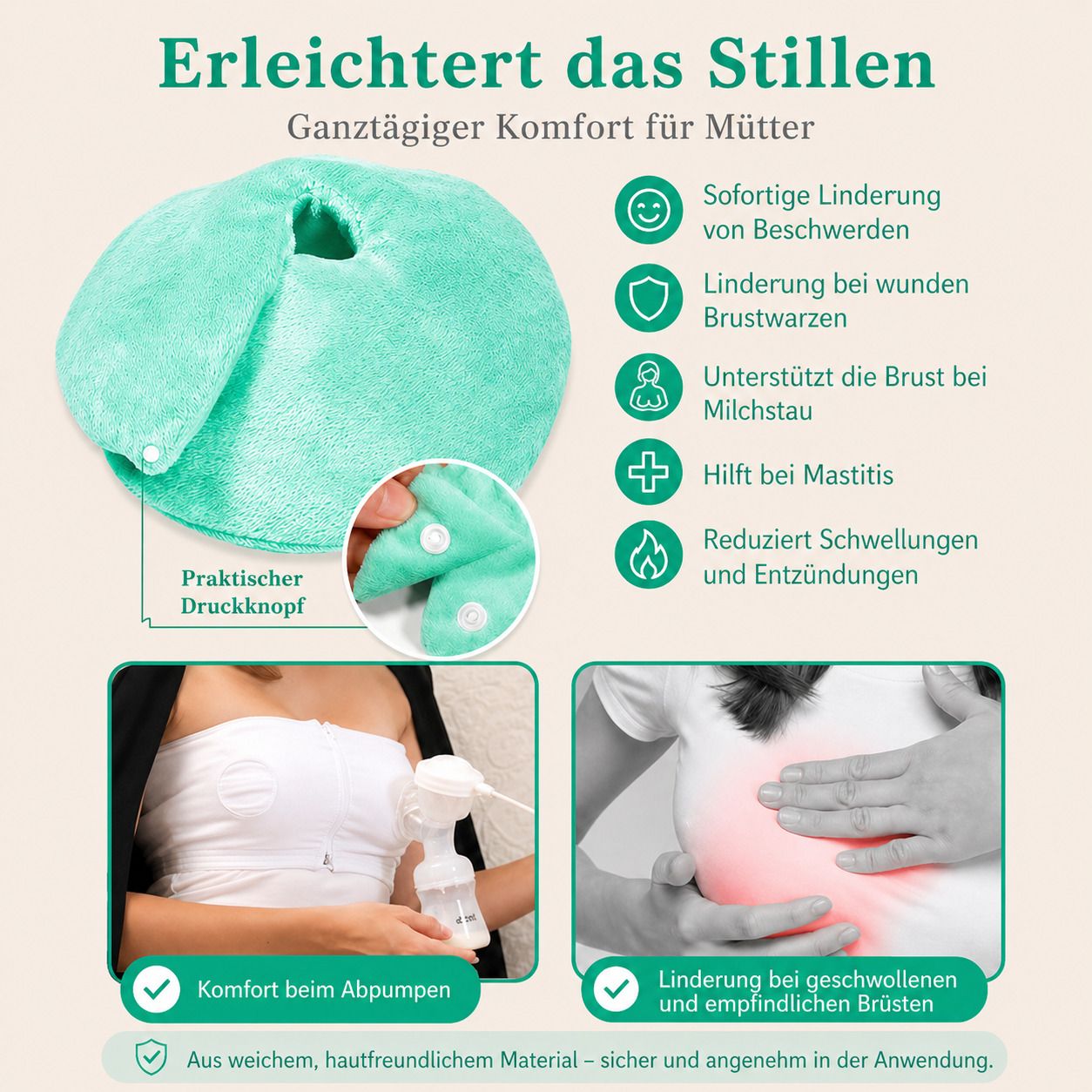 Kühl & Wärmepads, wiederverwendbare Gelkompressen, flexibel & hautfreundlich