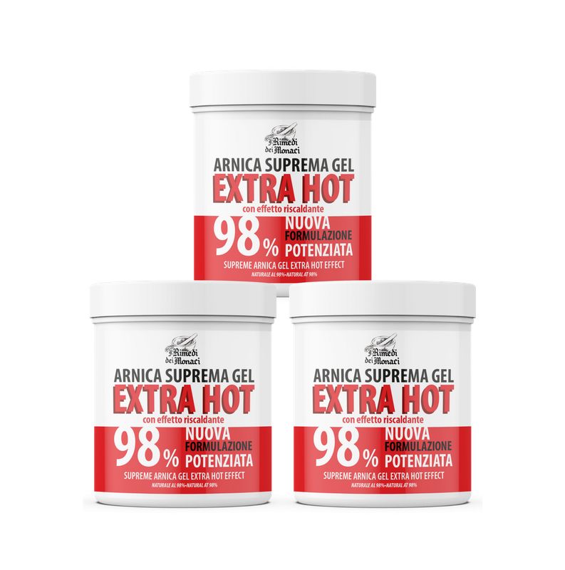 Arnica Effetto Caldo 98% Gel 3x550ml