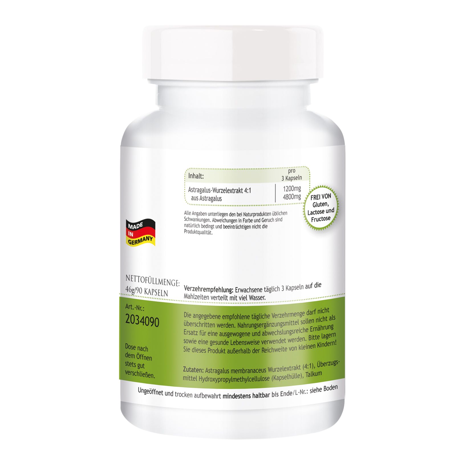 Warnke Vitalstoffe | Astragalus-Extrakt