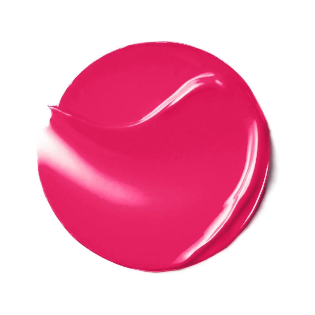 Lippenstift in Korallenrosa. Schlanke, zylindrische Form. Silberne Kappe. Aufschrift: Healthy Mix Lip Sorbet.