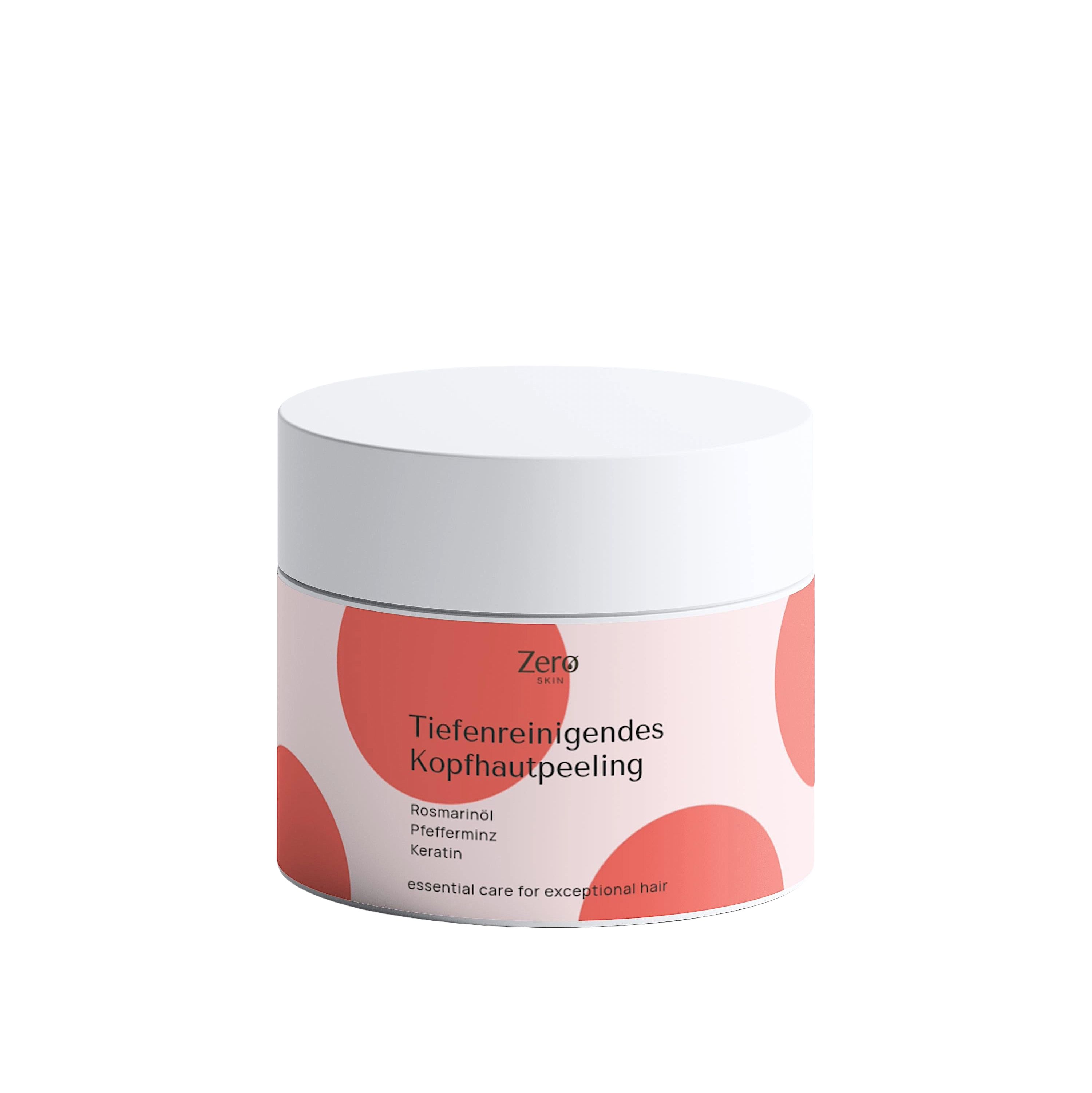 Zero Skin Kopfhautpeeling mit Rosmarin & Pfefferminze, tiefenreinigend und ausgleichend
