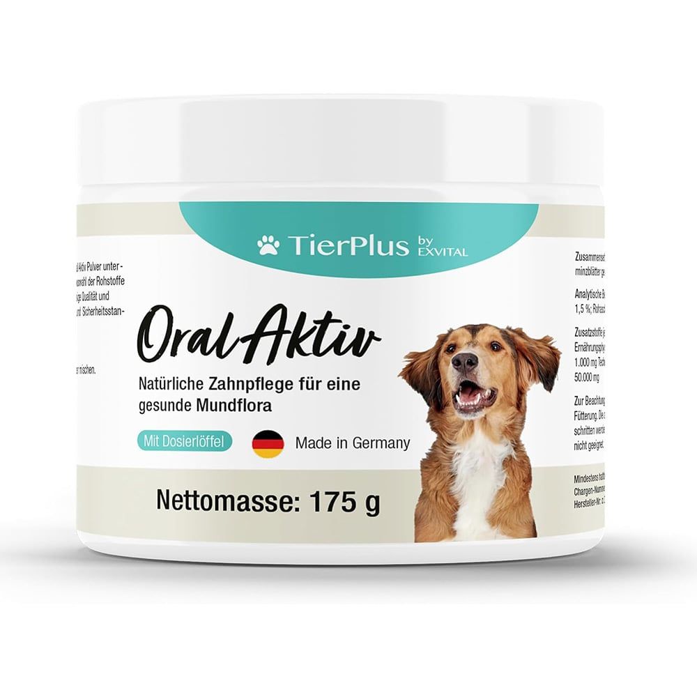 EXVital® Zahnpflege Pulver für Hunde, Oral Aktiv