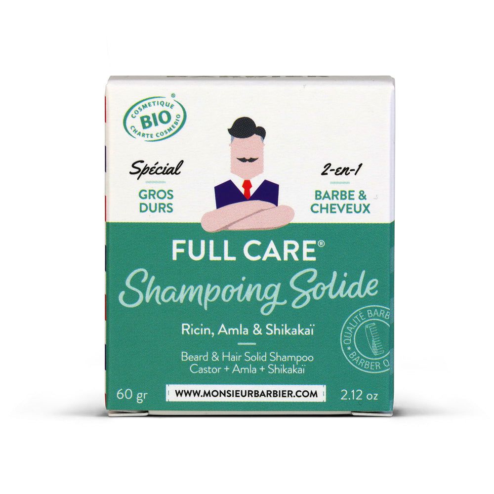 Monsieur BARBIER - Festes 2-in-1 Bart- und Haarshampoo für Männer