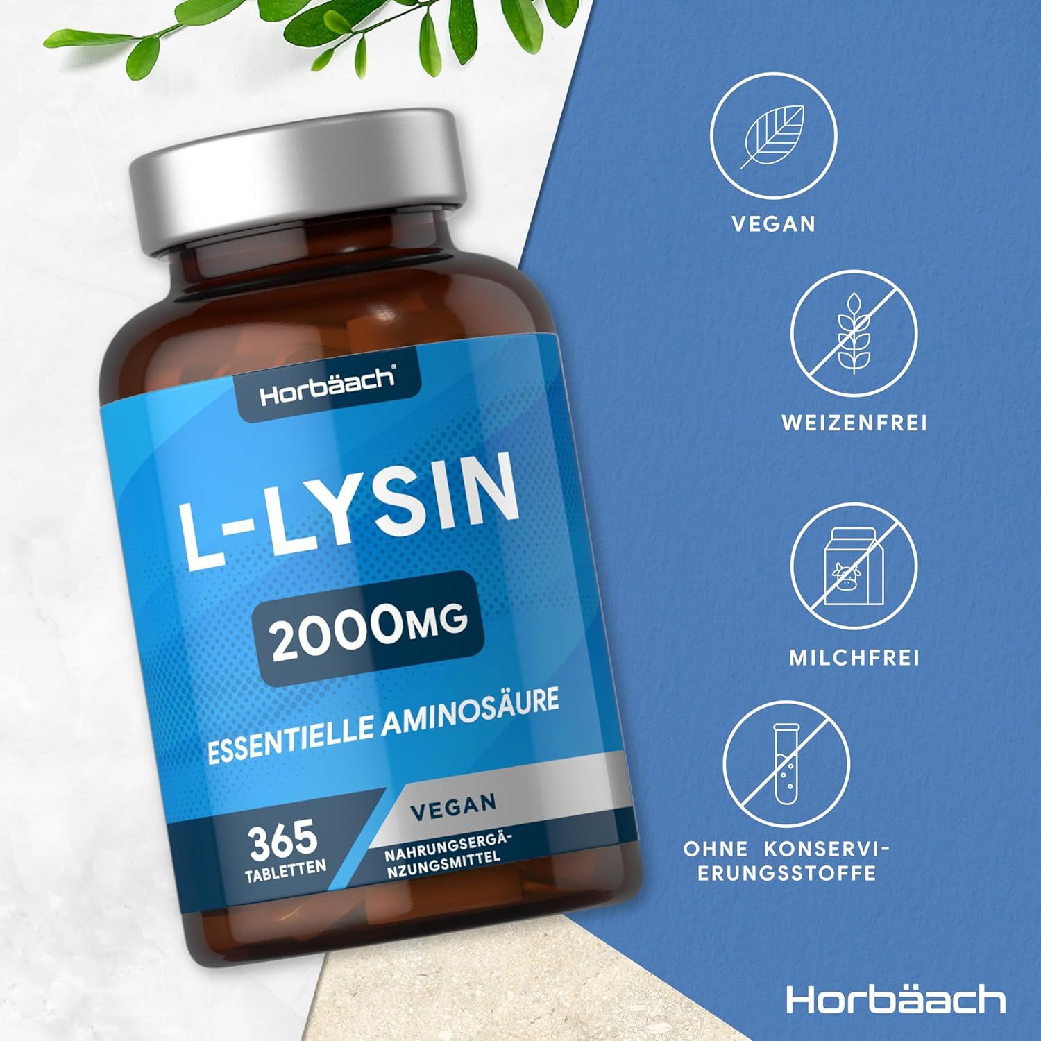 Horbaach L-Lysin 2000 mg Tabletten
