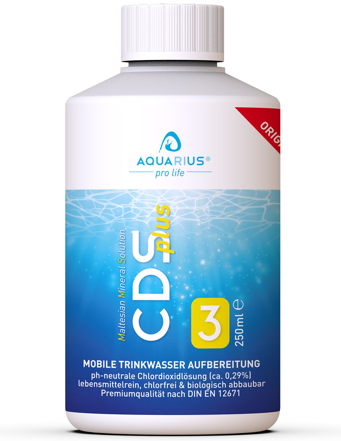 AQUARIUS pro life - CDSplus | CDS/CDL Chlordioxid-Lösung