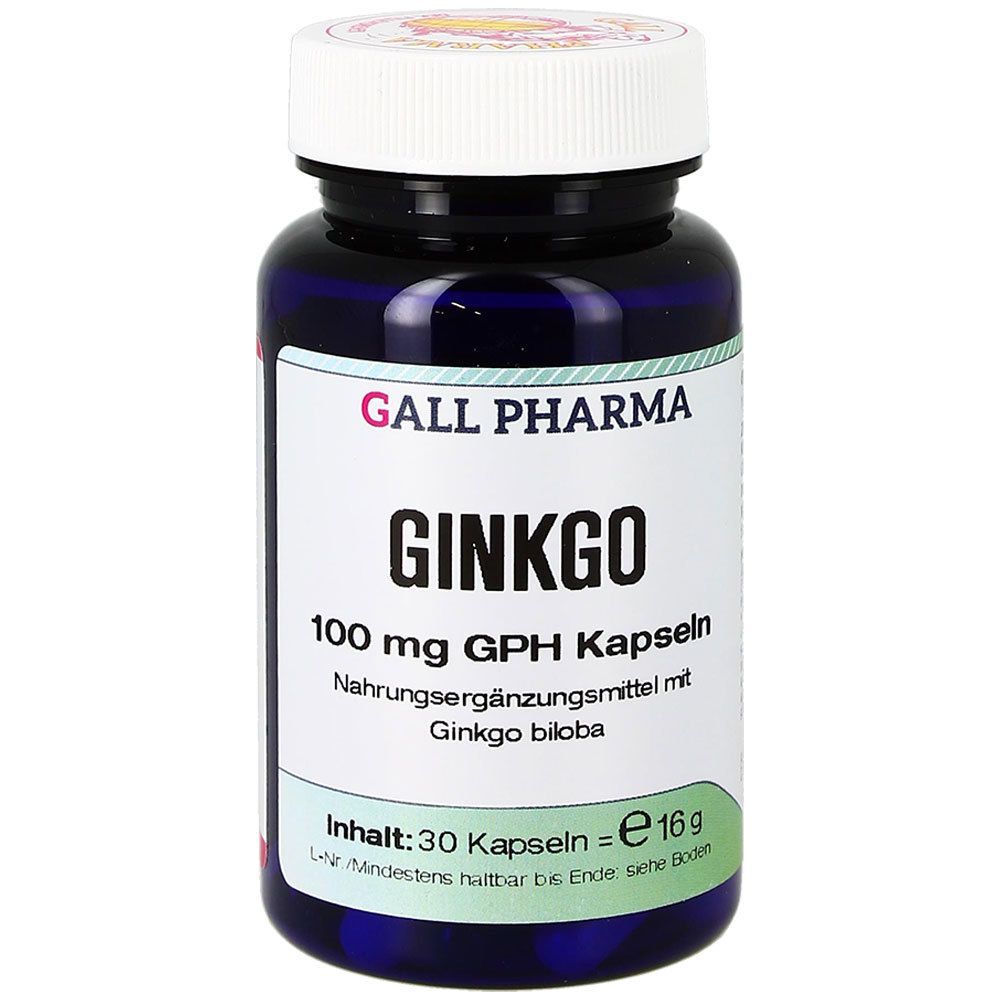 Ginkgo 100 mg GPH Kapseln 30 St