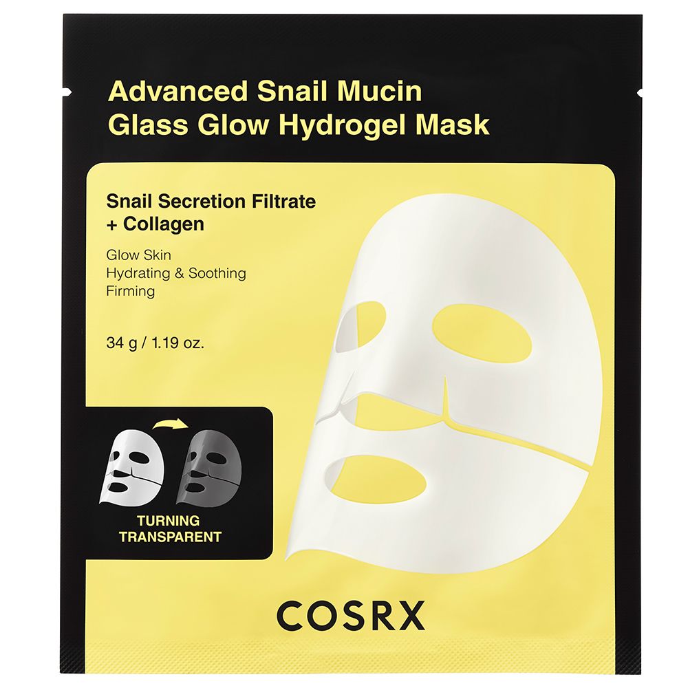 Advanced Snail Mucin Glass Glow Hydrogel Mask 1 St Maske