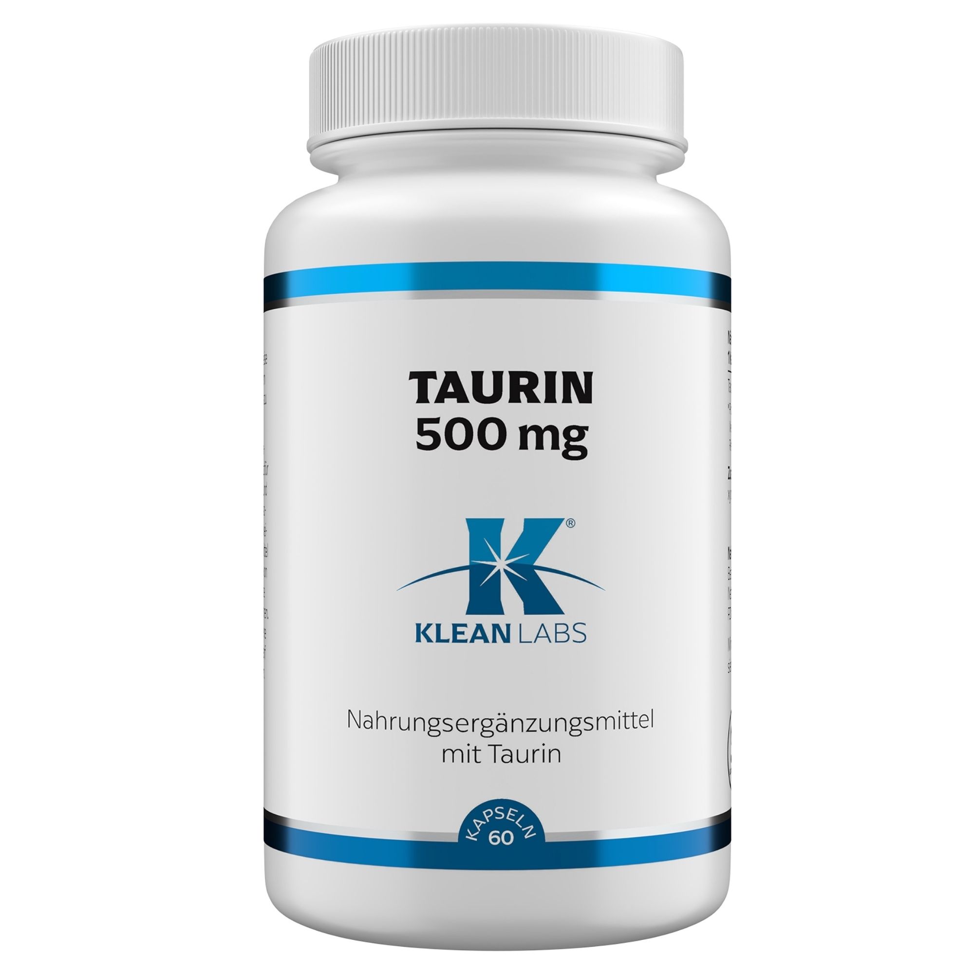 Klean Labs Taurin 500 mg 60 St Kapseln