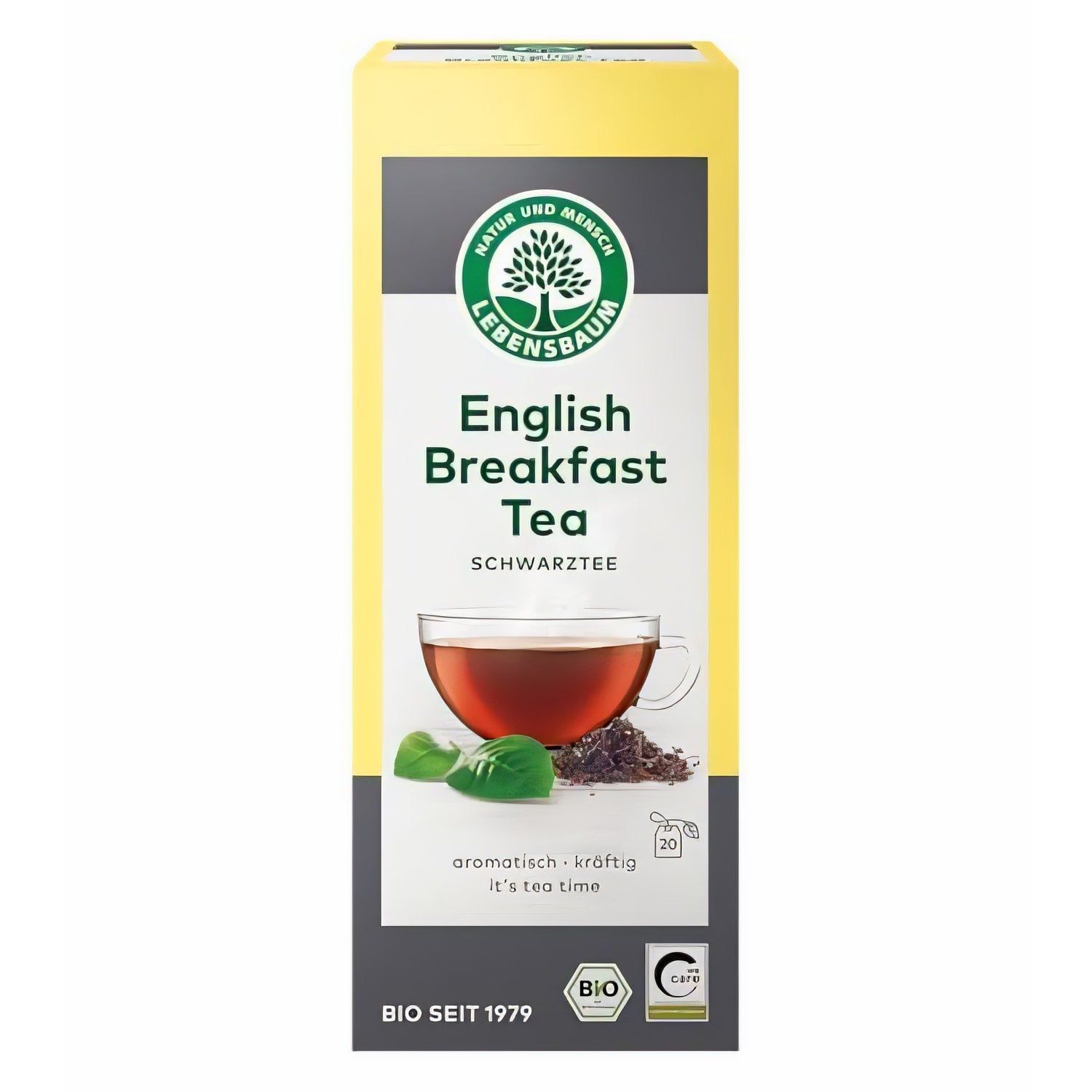 Lebensbaum English Breakfast, Bio-Schwarztee 20 Teebeutel à 40 g Tee