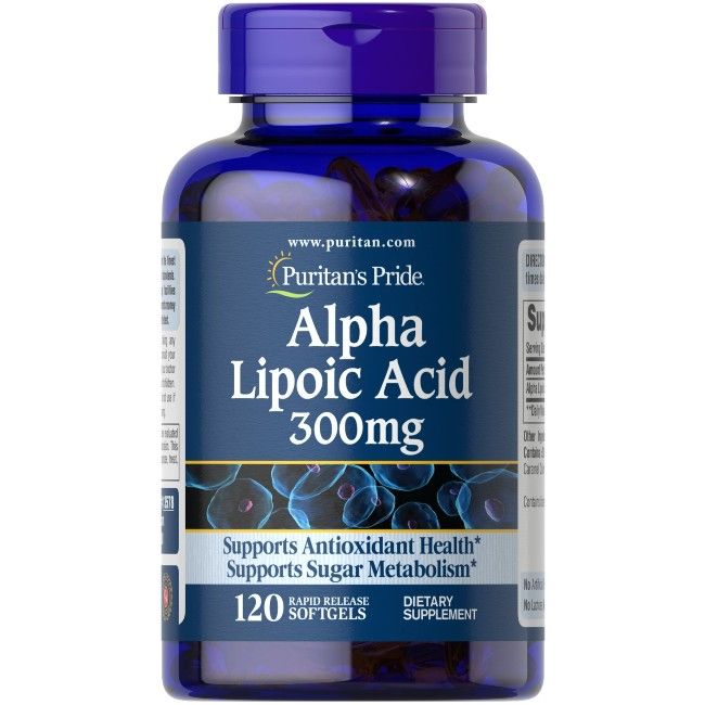 Puritan's Pride Alpha-Liponsäure 300 mg 120 Pc