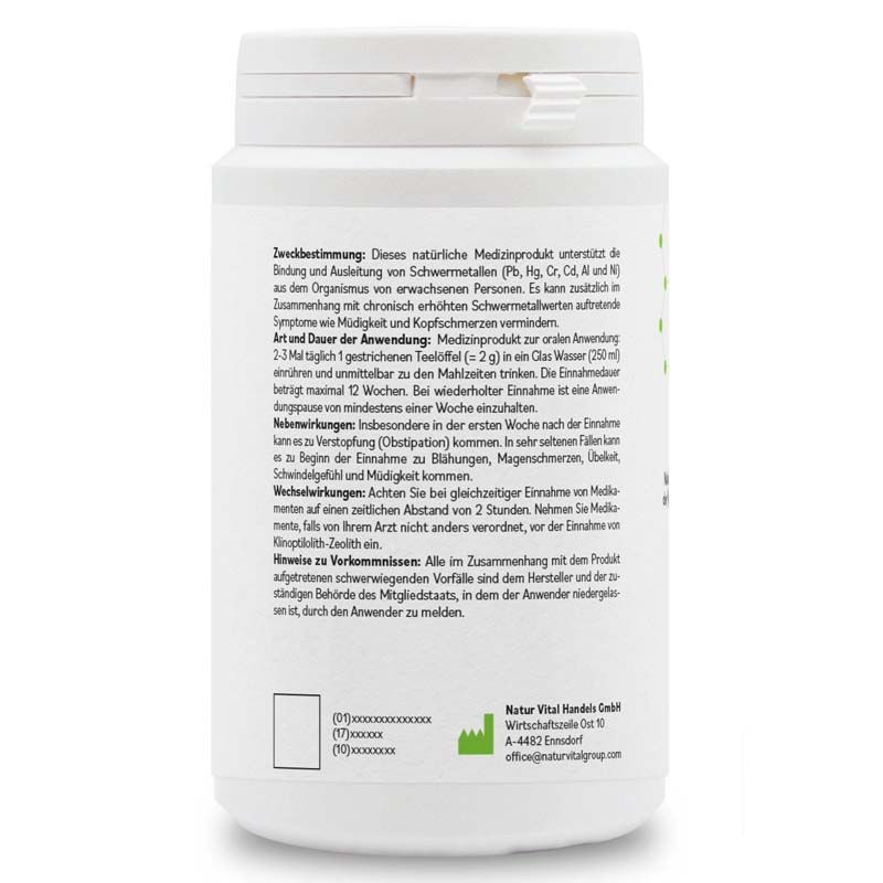 Zeolith MED Detox Pulver 200 g zur Herstellung einer Susp. zum Einnehmen