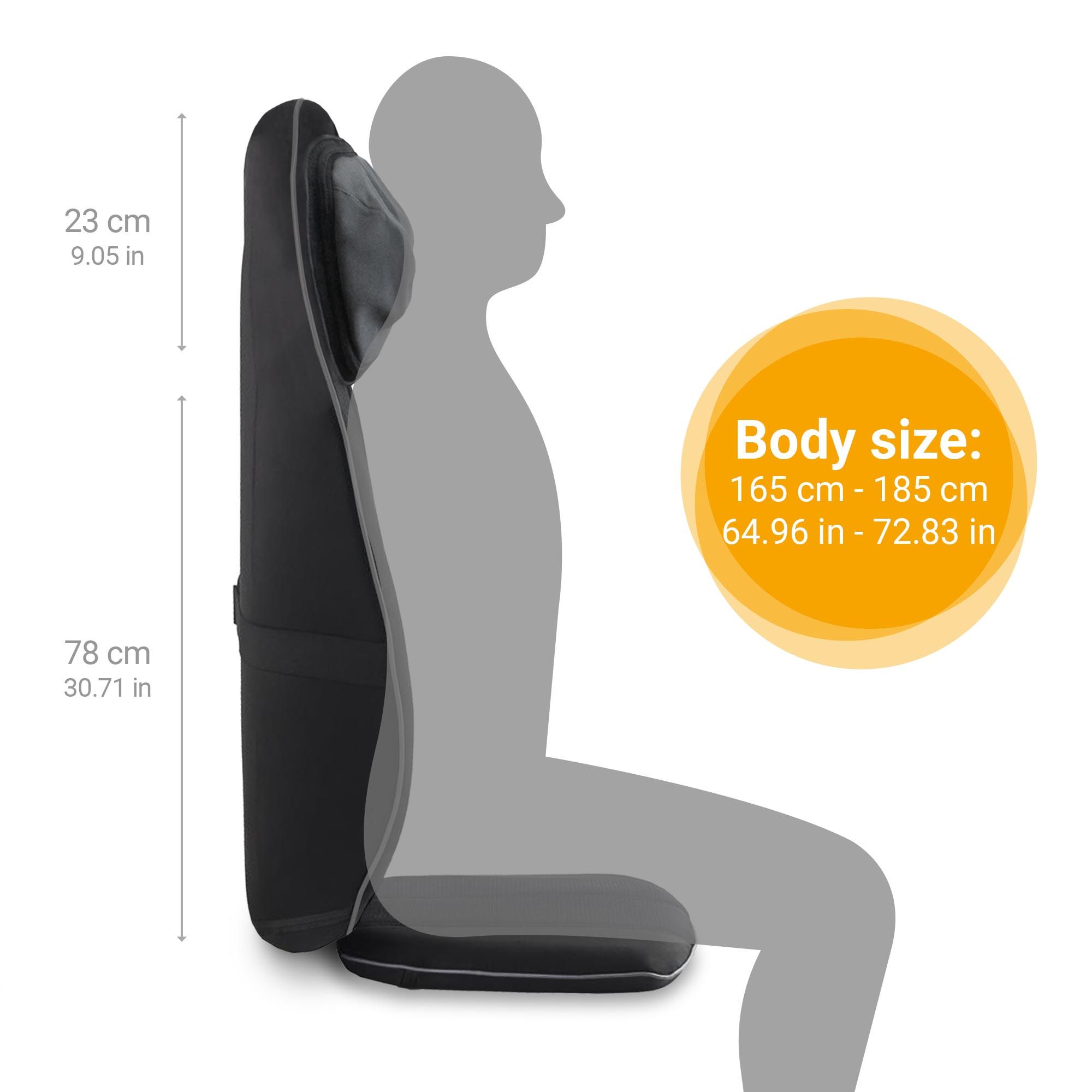 medisana MCN Pro Shiatsu Massagesitzauflage - Nackenmassage mit Vibration und Abschaltautomatik