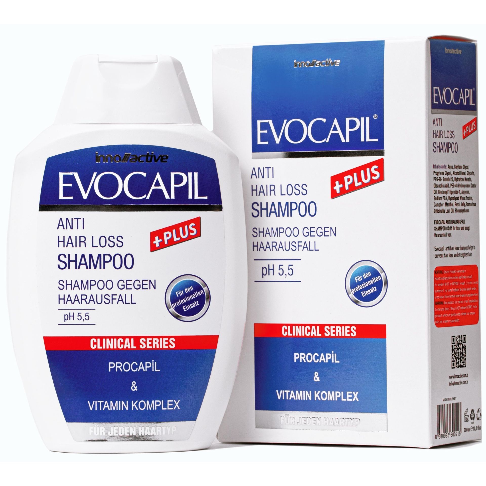 Evocapil Plus Anti-Haarausfall Shampoo mit Procapil 300 ml - Shop Apotheke