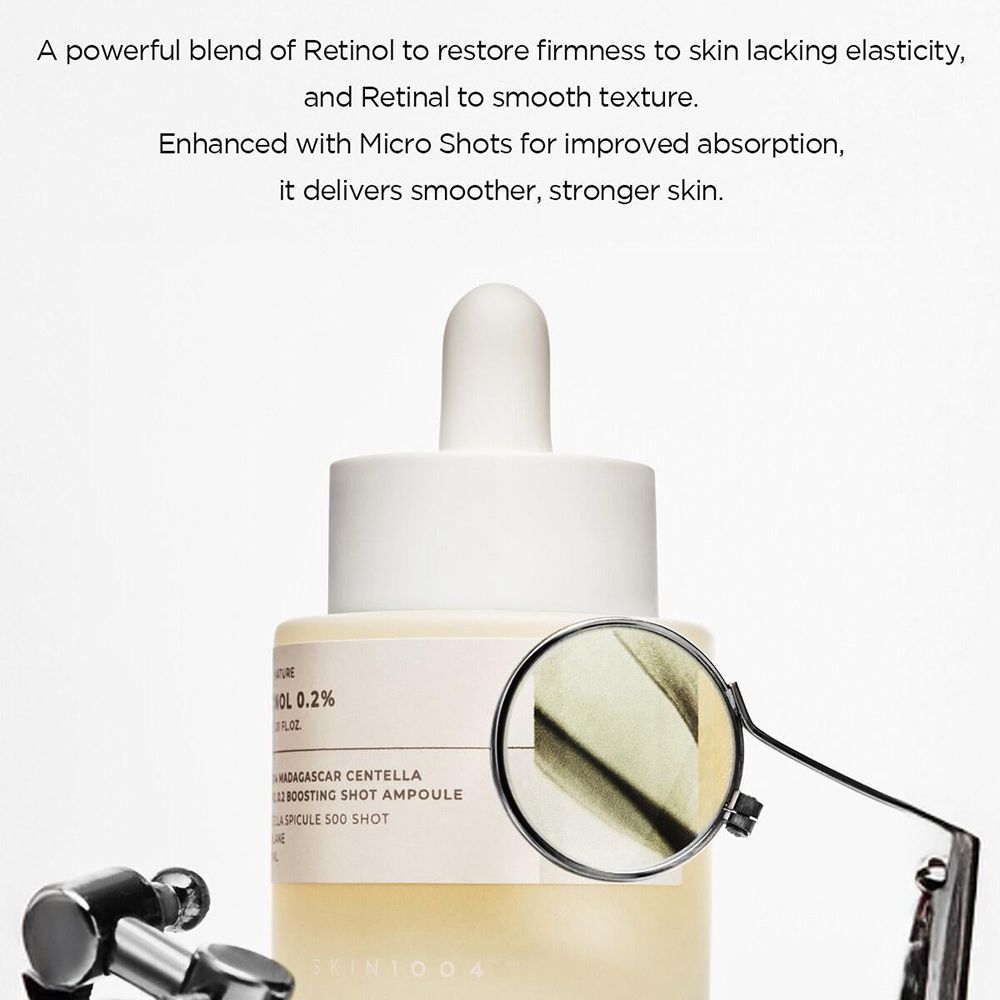 SKIN1004 Madagascar Centella Retinol 0.2 Boosting Shot Ampoule – Anti-Aging Gesichtsserum