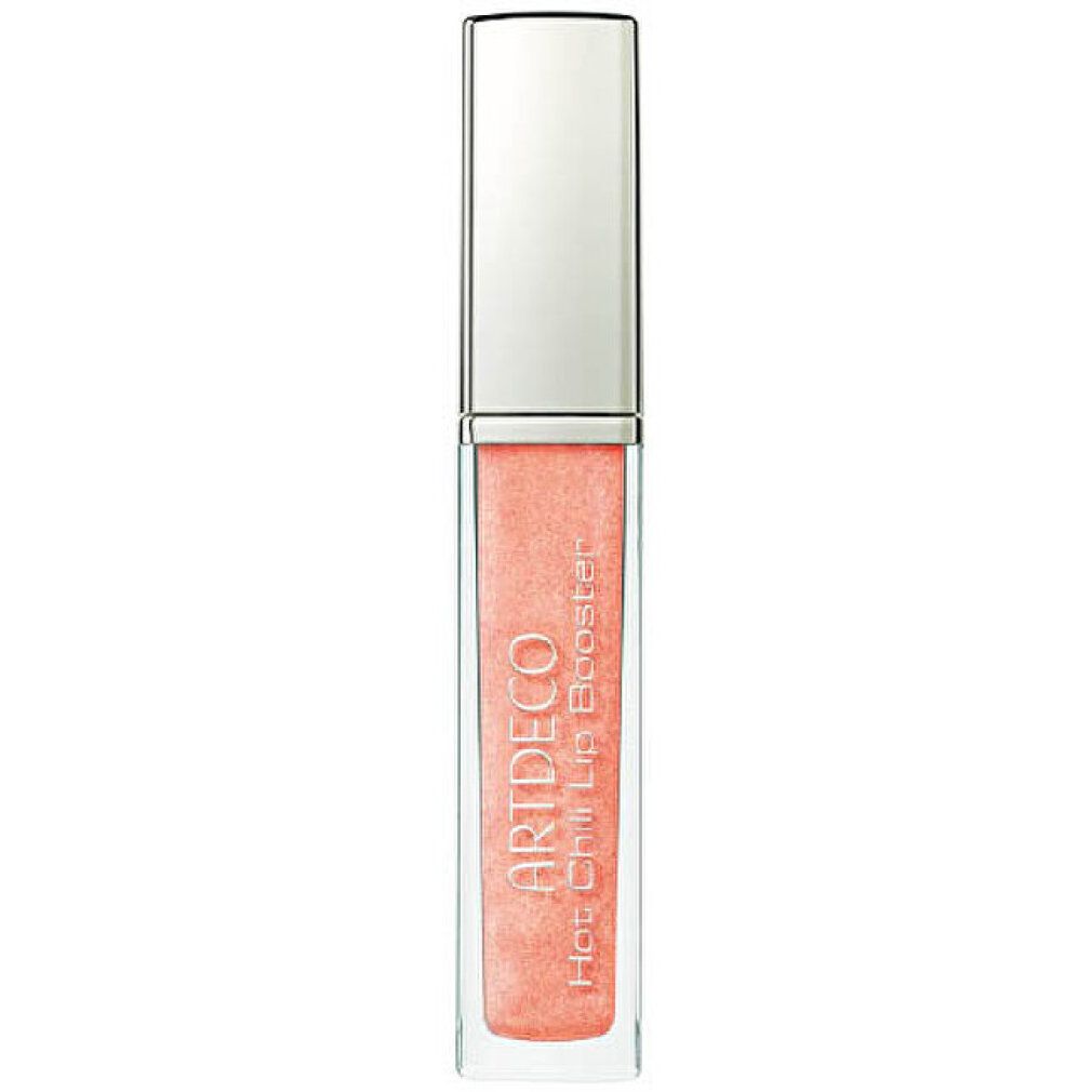 Artdeco Hot Chili Lip Booster in glänzendem Koralle mit silberner Kappe.