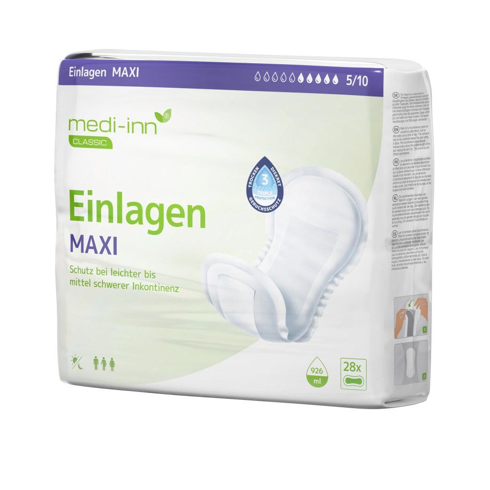 Medi-Inn Inkontinenz-Einlagen MAXI, 5 Tropfen