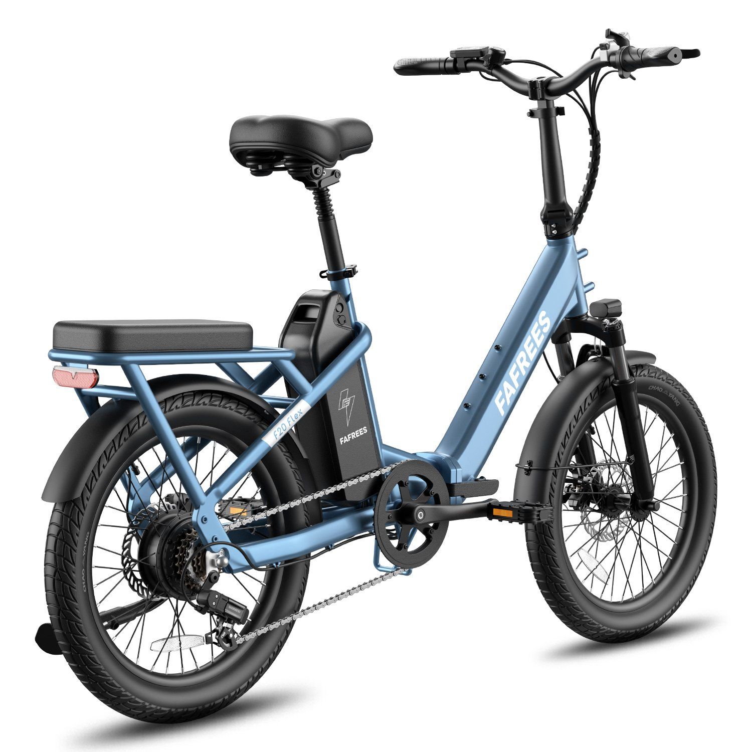 FAFREES F20 Flex Faltbares E-Bike, 25-Ah-Akku (herausnehmbar), 7-Gang-Schaltung