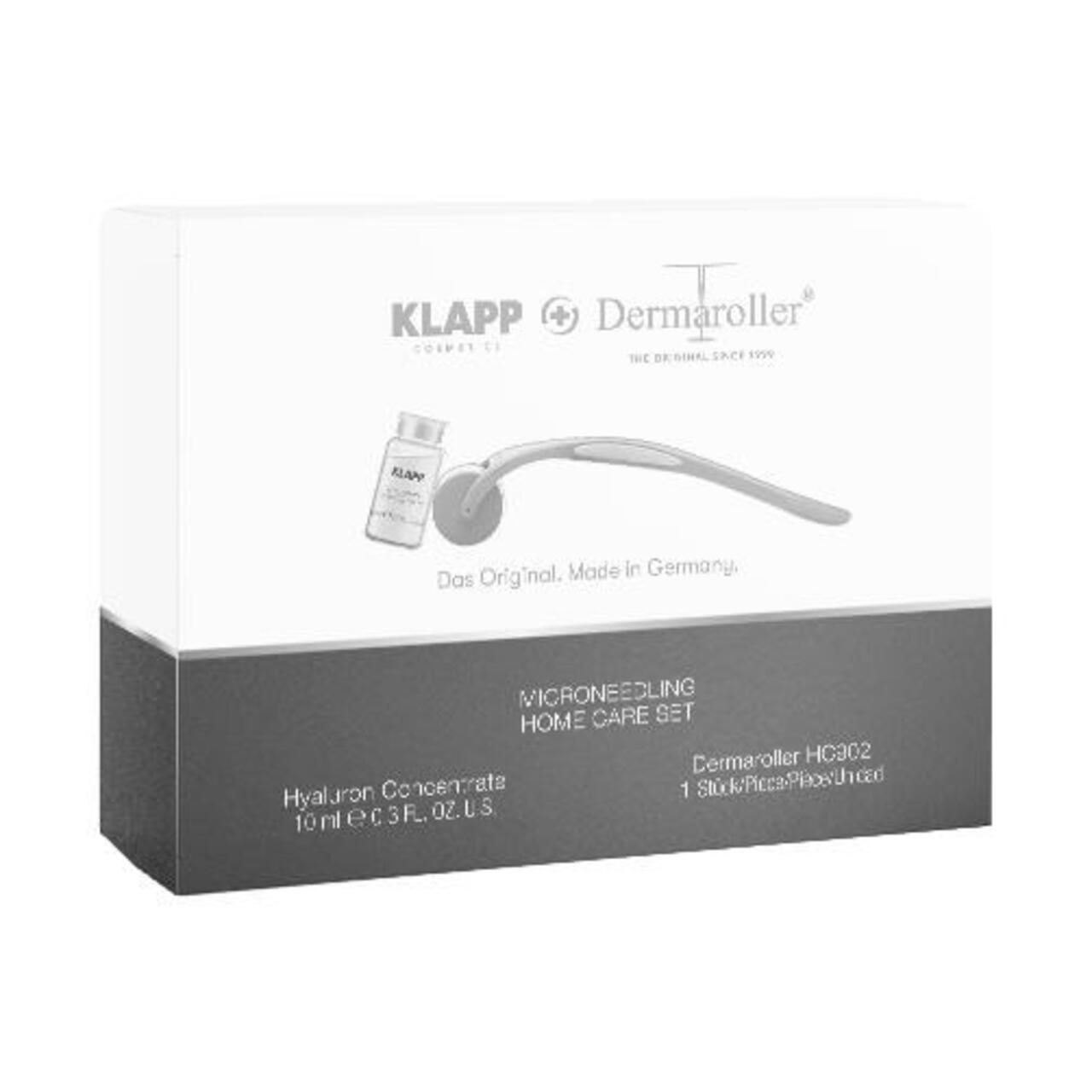 Klapp, Dermaroller + Hyaluron Concentrate 2 St Set