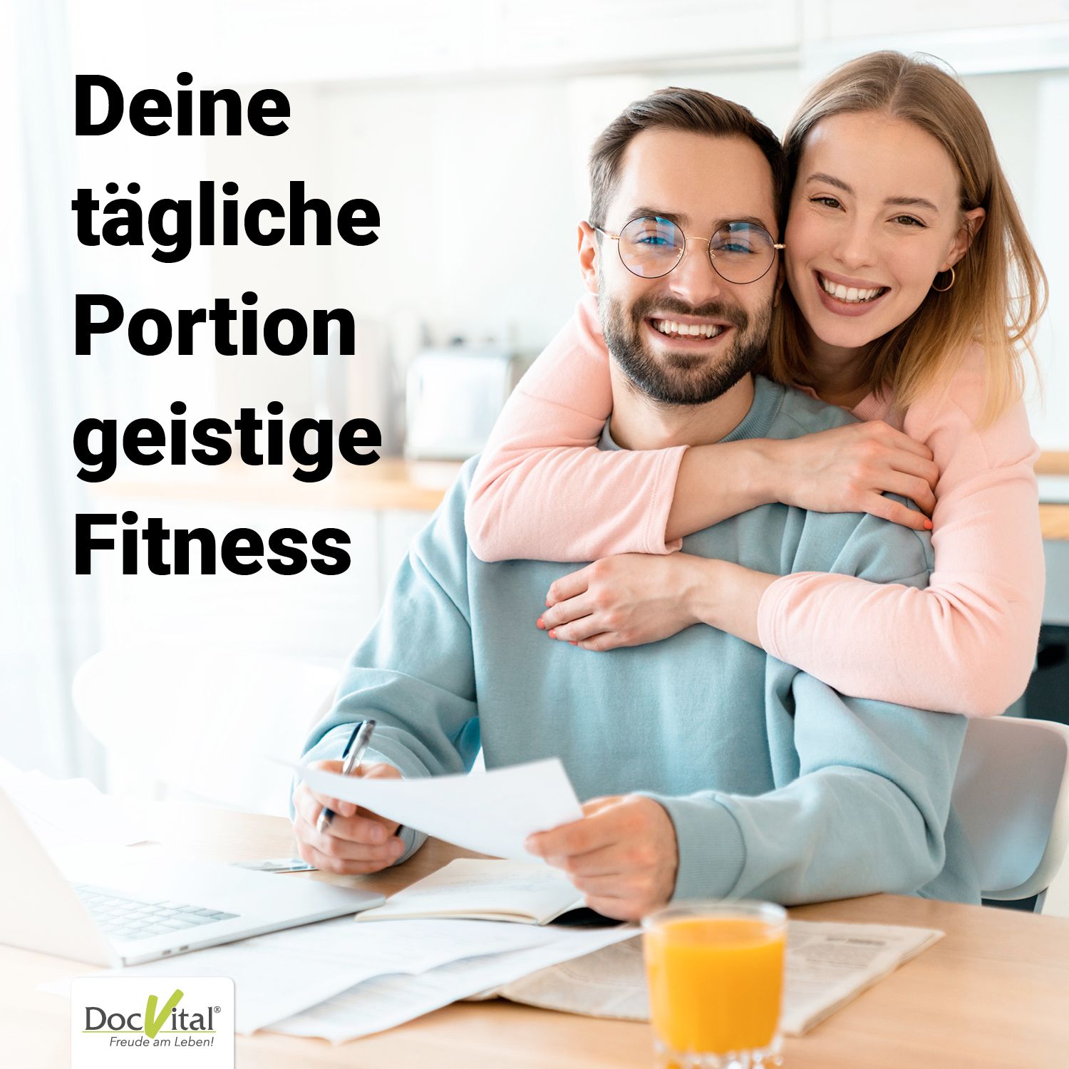 DocVital® Gehirn Vital Komplex – Ginseng, Ginkgo & Brahmi Kapseln