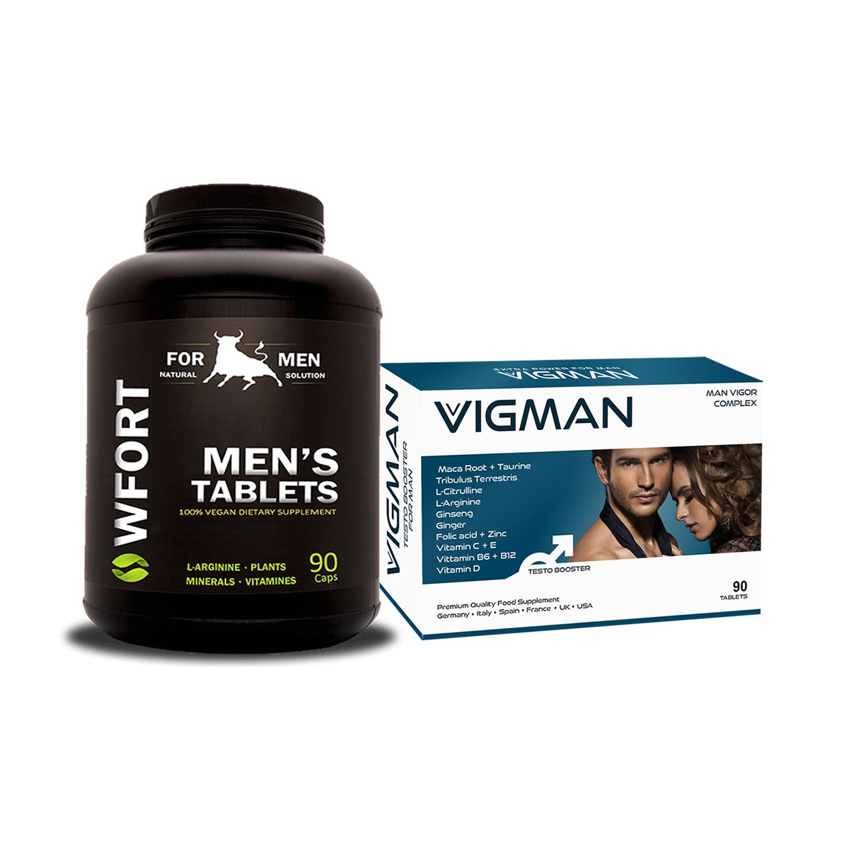 Stimolante Maschile Vigorizzante Energizzante BeSwiss Pack Vigor Booster