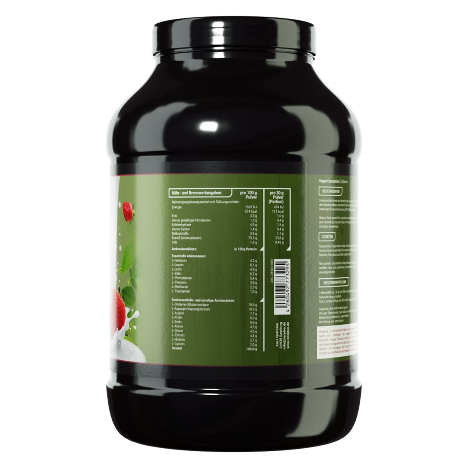 Zec+ Ladies Vegan Connection Protein/ Eiweiß Shake 1000 g Pulver