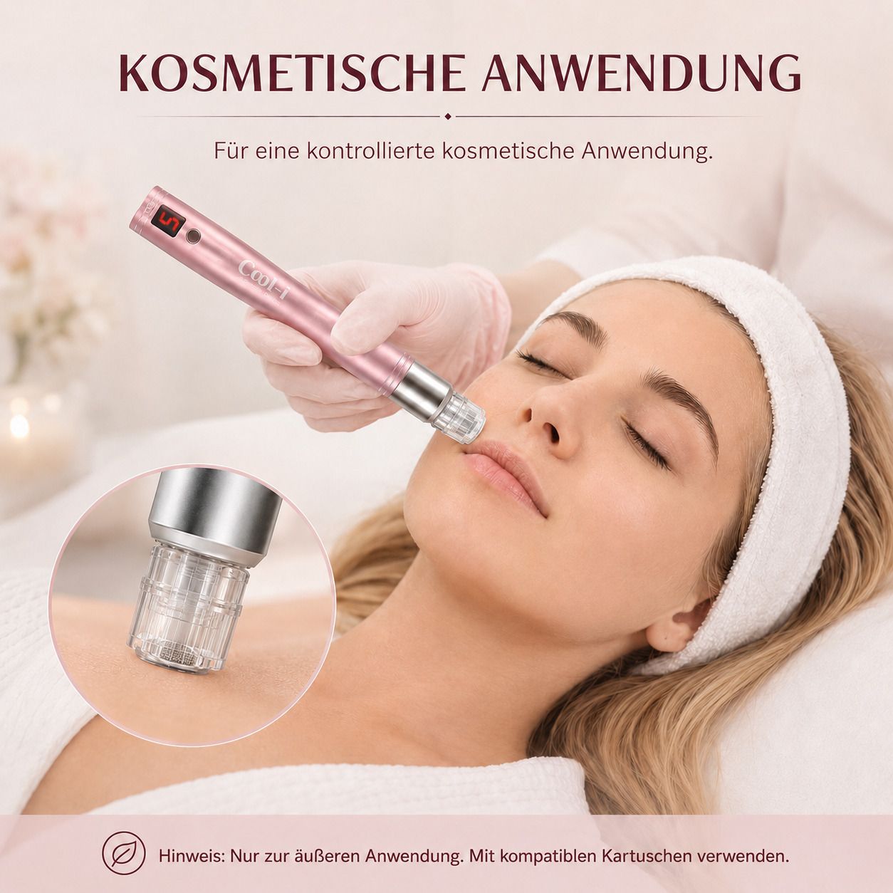 A3 Fusion Pen, neue Generation mit 3 ml Kartusche, einstellbare Abgabe, 5 Stufen & Sicherheitsstopp