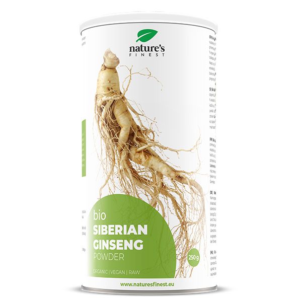 Nature's Finest Sibirischer Ginseng pulver Bio 250 g