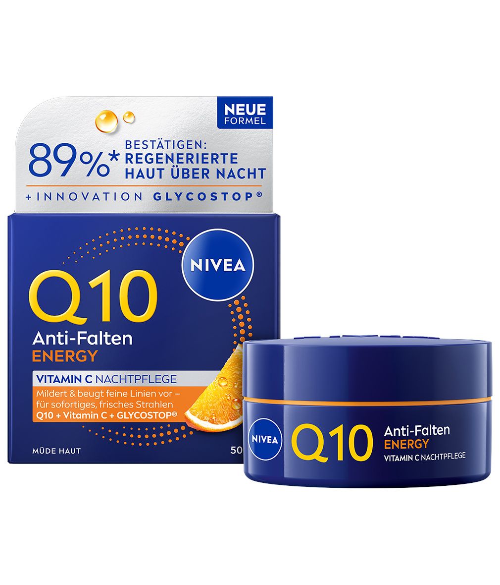 Nivea Q10 Anti-Falten Energy Nachtpflege 50 ml Nachtcreme