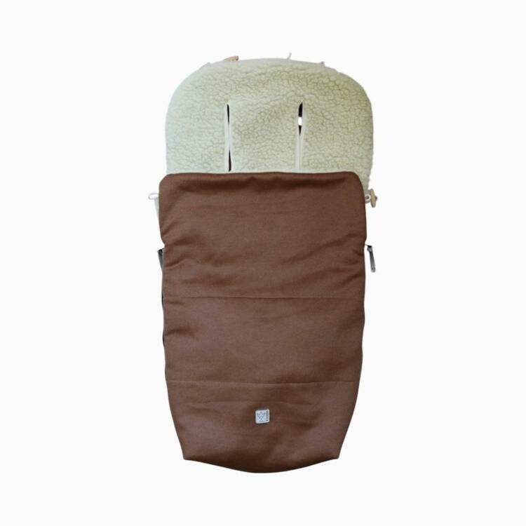 KAISER Kinderwagen Fußsack Lotte Wolle (Loden) burro