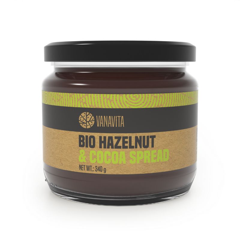 GymBeam BIO Haselnuss & Kakao Creme Bio-Aufstrich 340 g