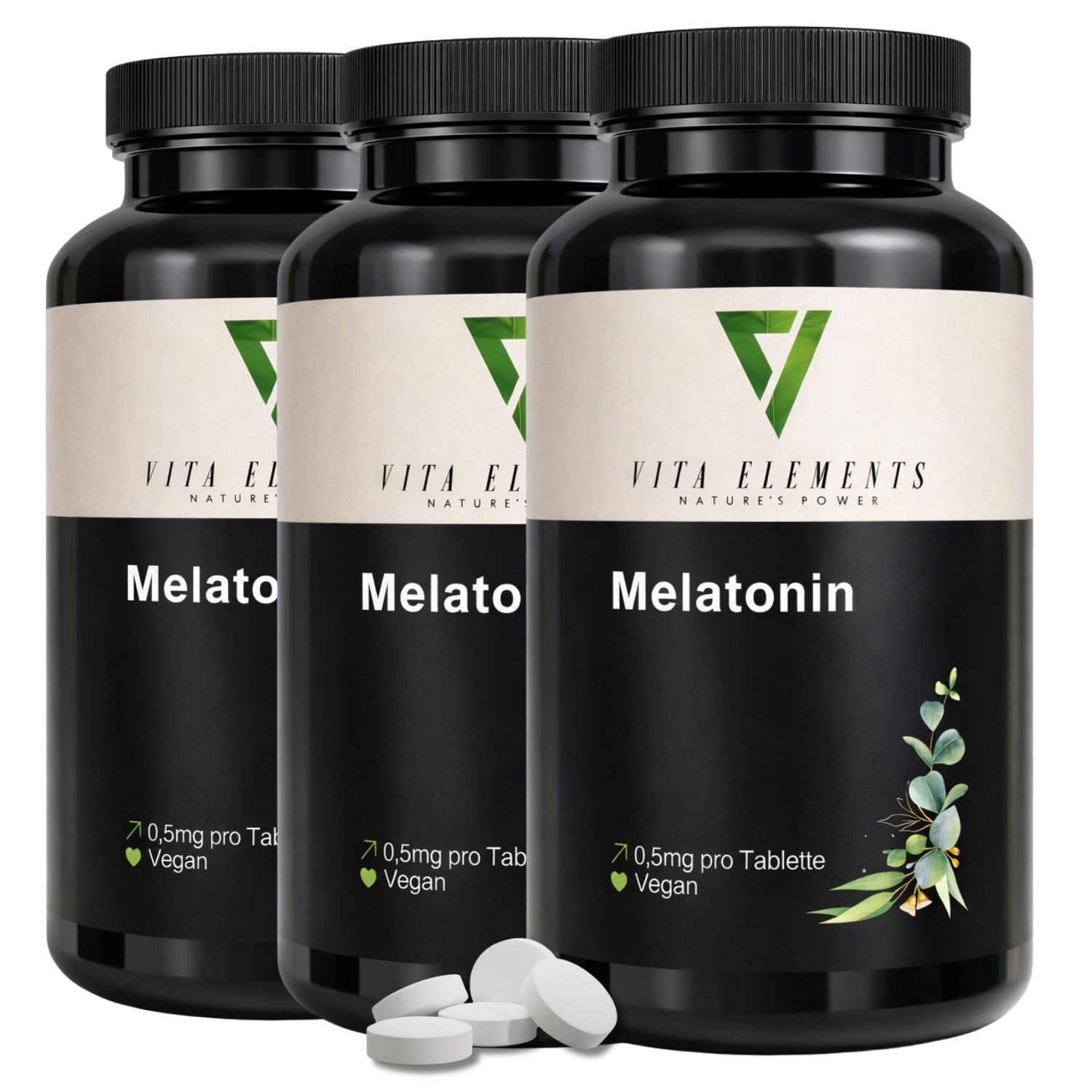 Vita Elements Melatonin Tabletten 45 g