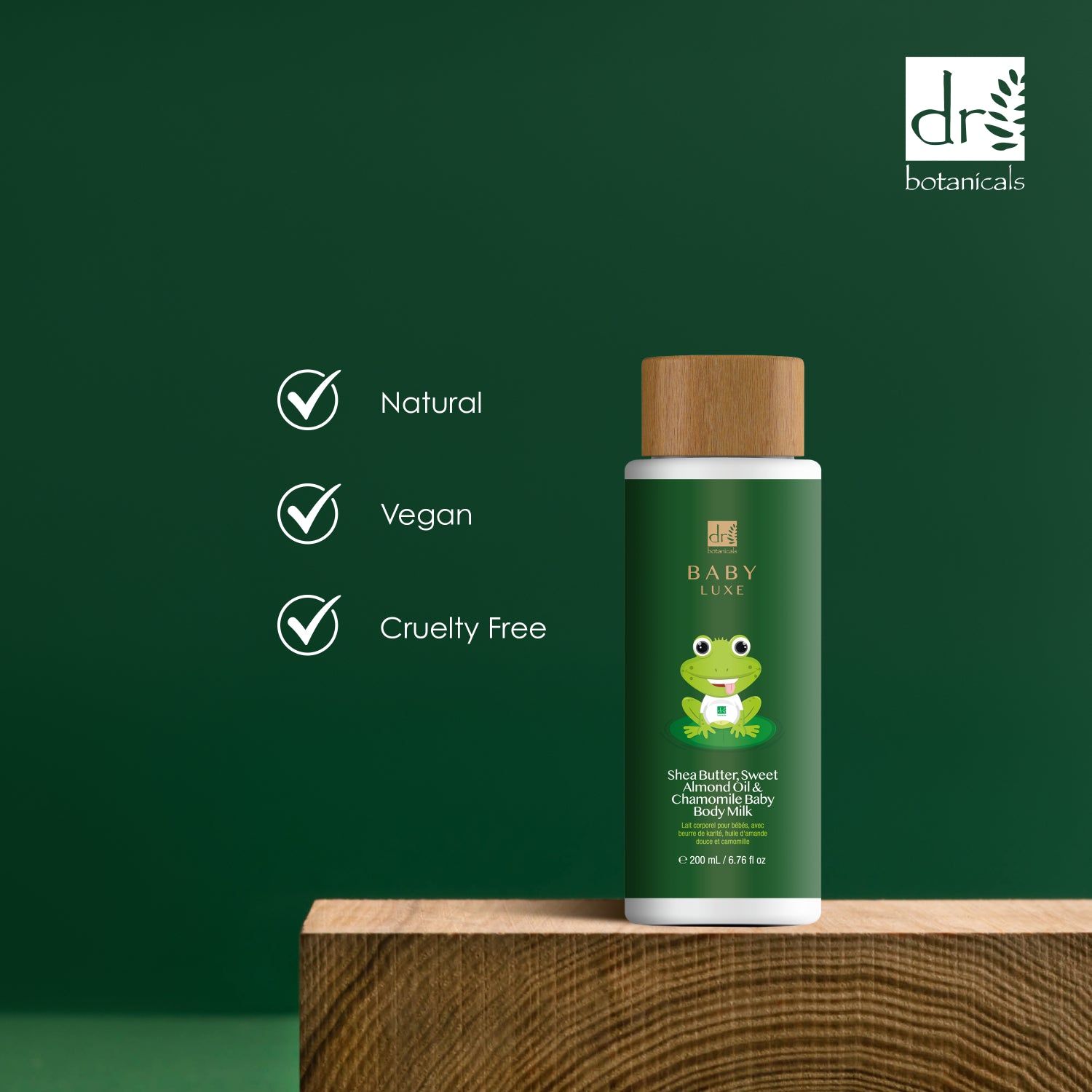 Dr. Botanicals BABY LUX - Süßmandelöl & Kamille Baby-Körpermilch