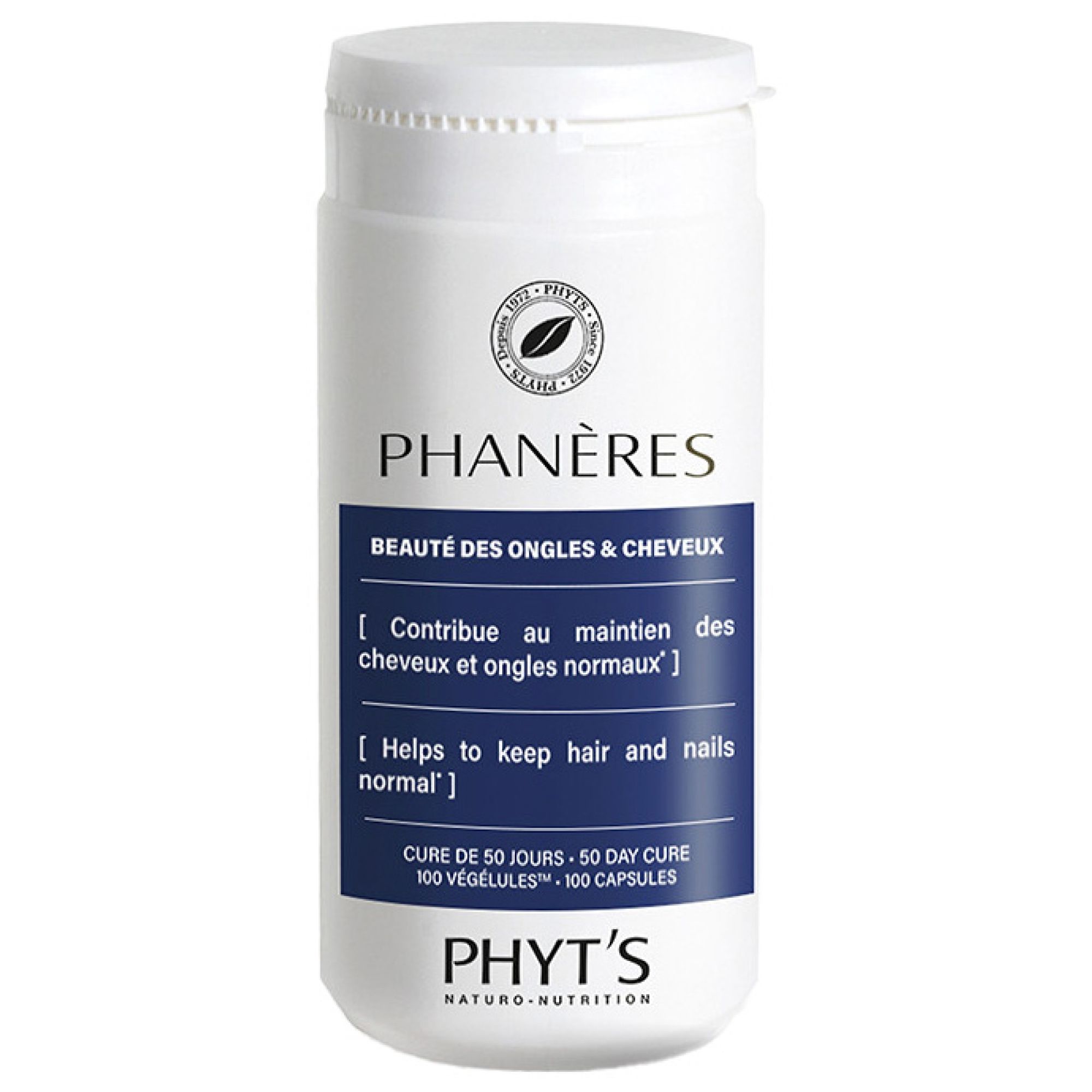 Phyt's Phaneres Nagel- & Haarschönheit 100 Kapseln 9,5x4,5x4,5 cm