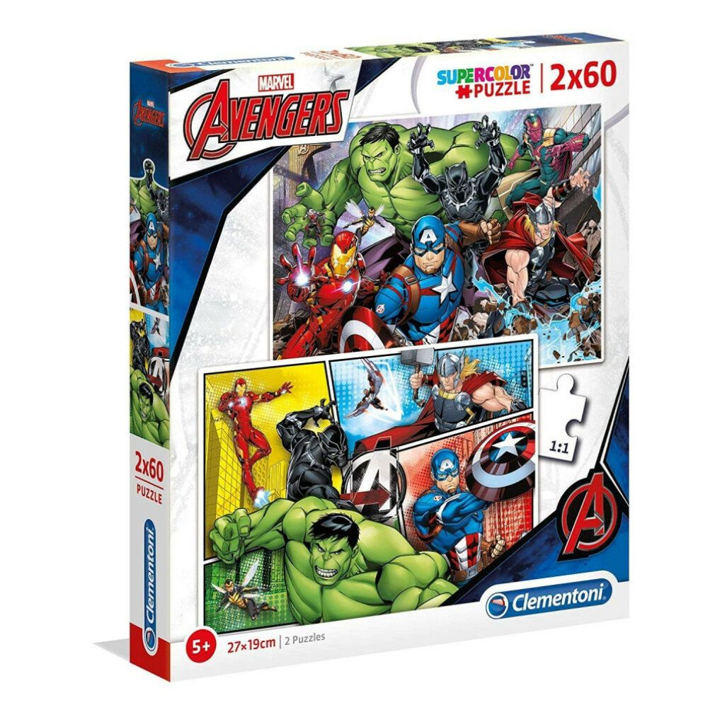 Clementoni Puzzle The Avengers, 2x60tlg.