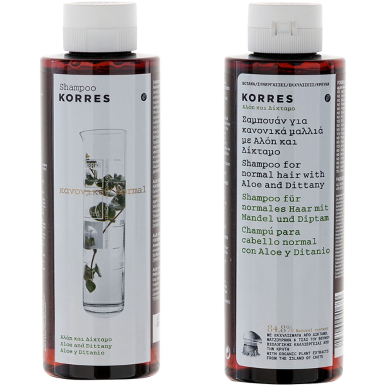 Korres Aloe & Dittany Shampoo für normales Haar 250 ml