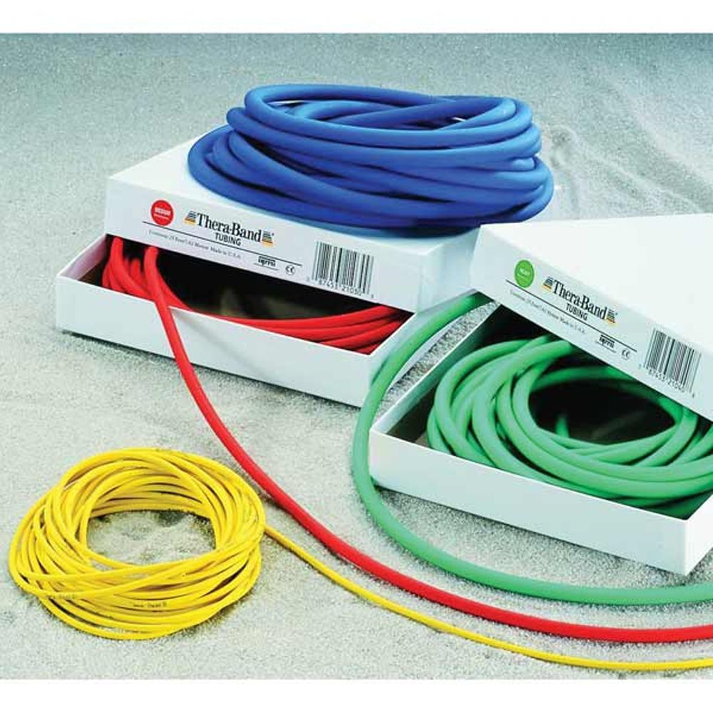 Thera-Band Tubing, spezial stark, schwarz, Rolle à 7,5m
