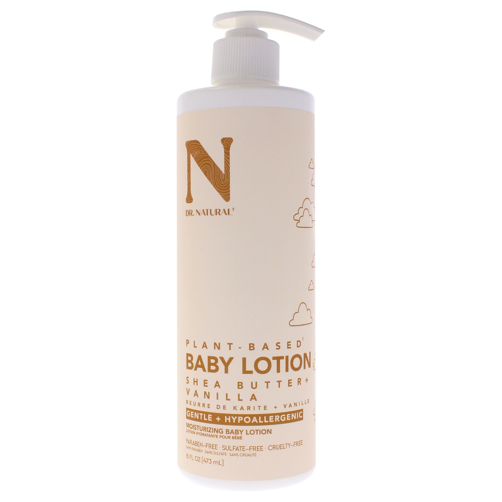 Moisturizing Baby Lotion - Shea Butter Plus Vanilla by Dr. Natural for Kids 473,18 ml
