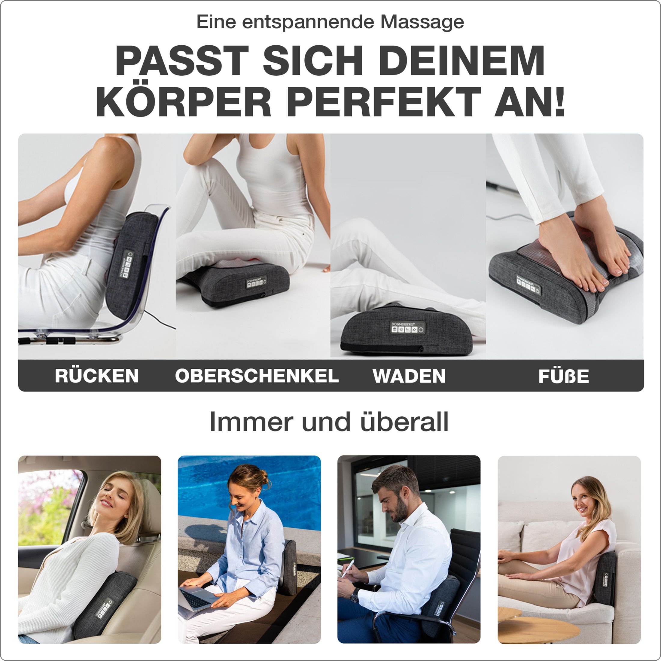 Donnerberg Massagekissen Krafty Massagegerät