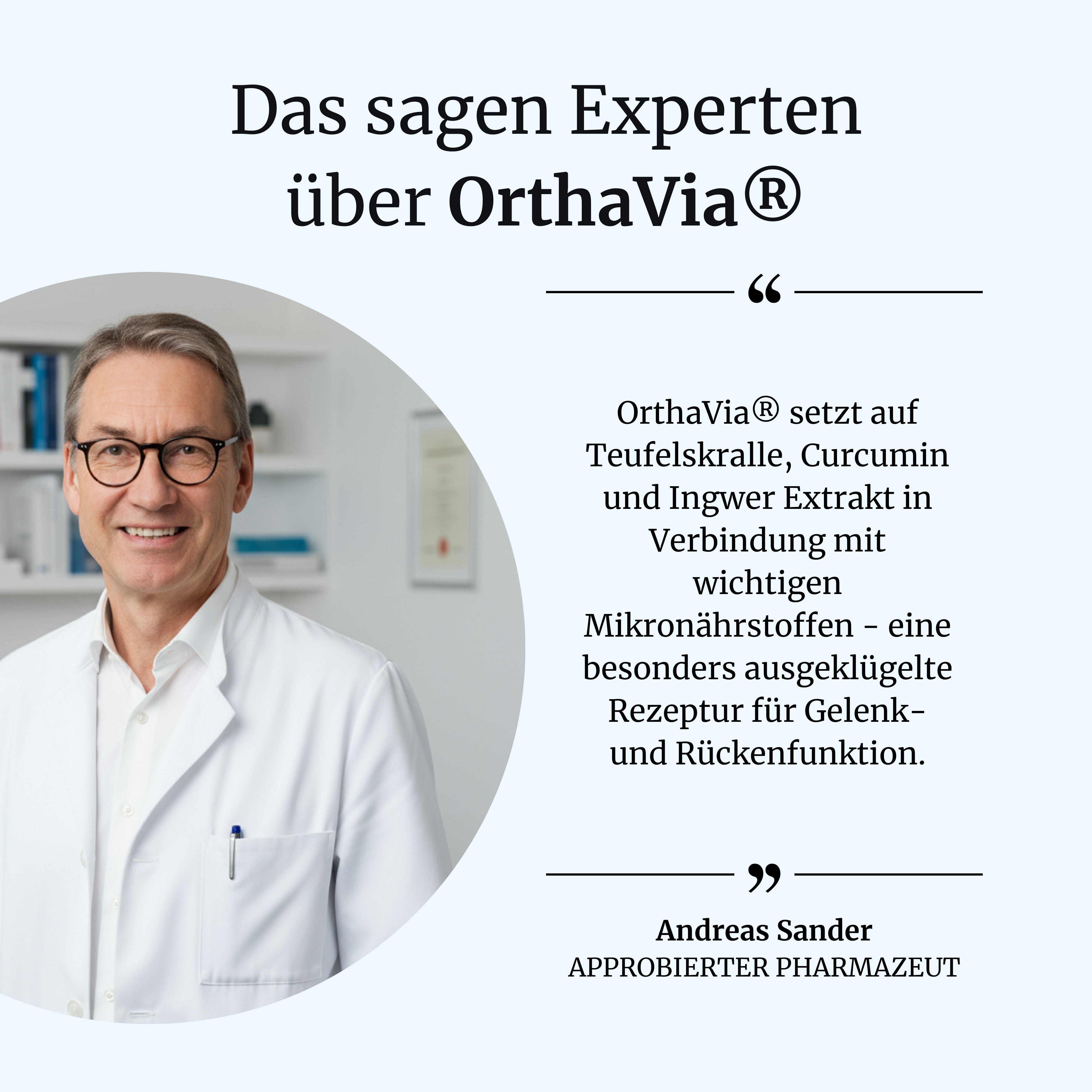 FORTEA® OrthaVia® intens – Gelenke & Rücken