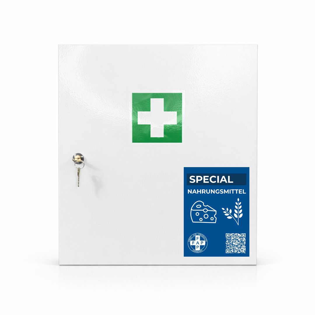 FAP First Aid Products Erste-Hilfe-Schrank Nahrungsmittelverarbeitung DIN 13157 - eintürig 1 St
