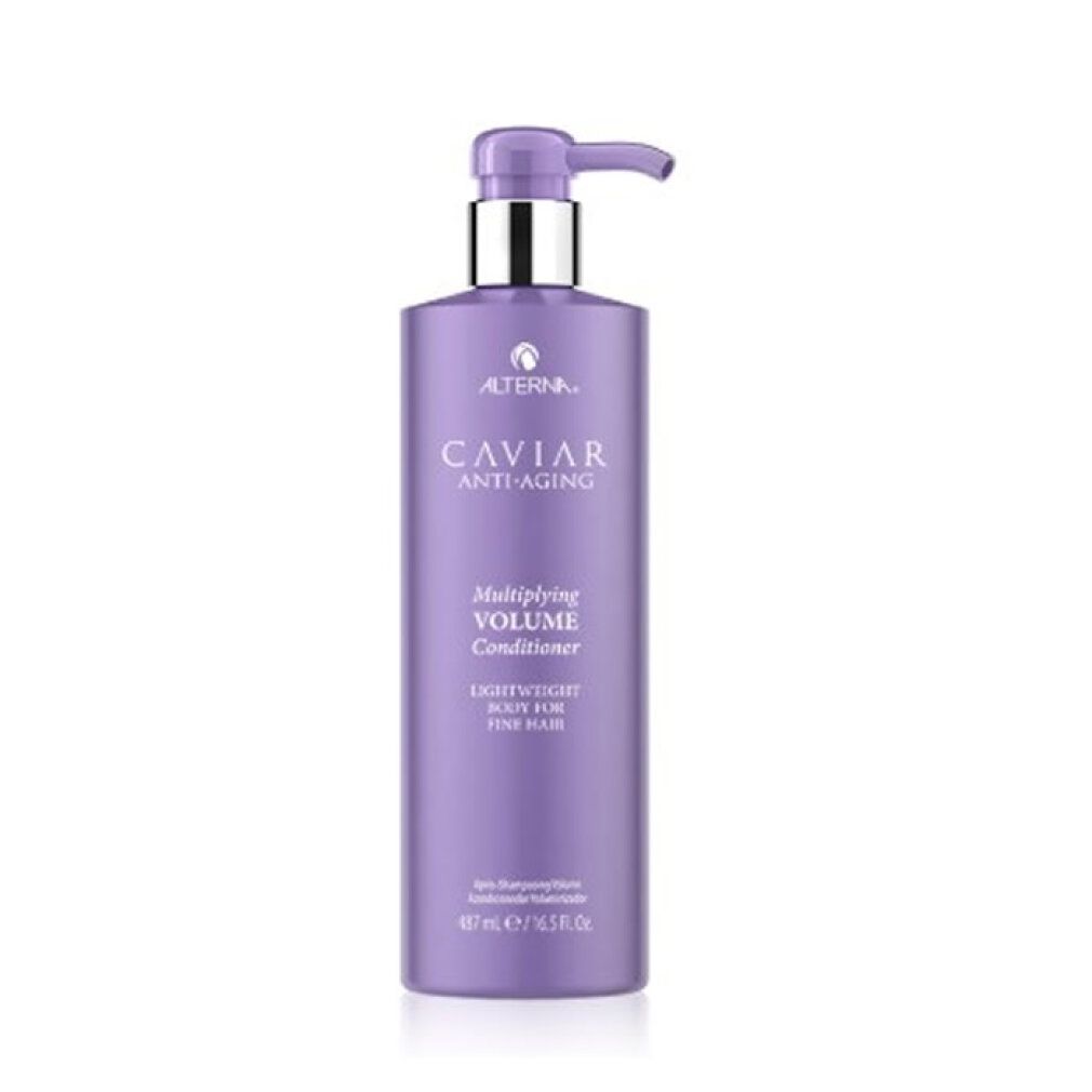 Flasche Alterna Caviar Multiplying Volume Conditioner mit Pumpspender, 497 ml.